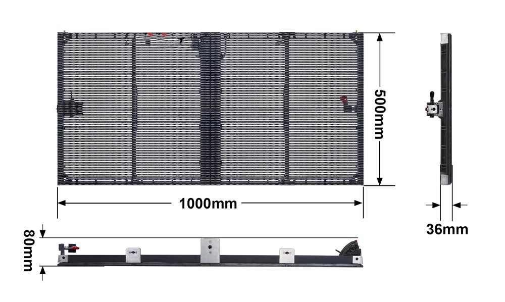 Outdoor Rental Transparent LED Screen